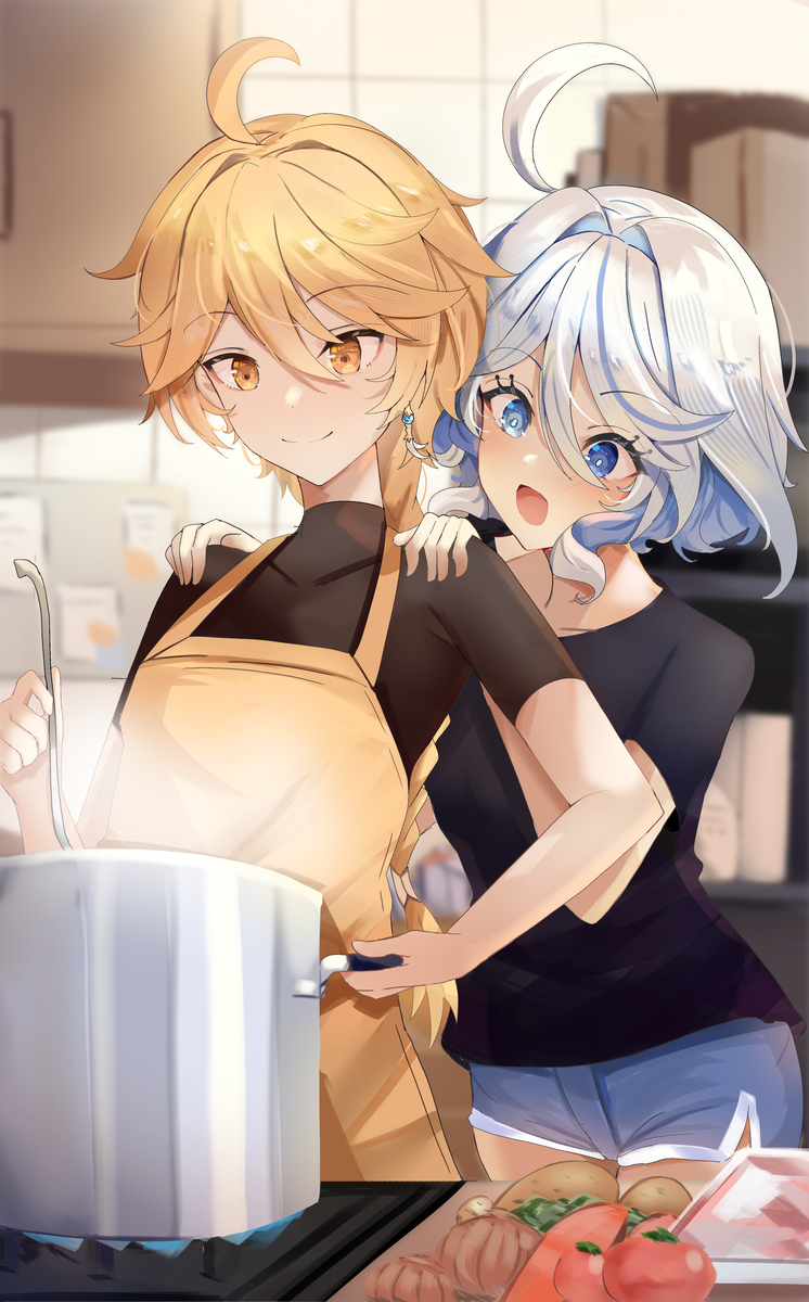 Cooking together