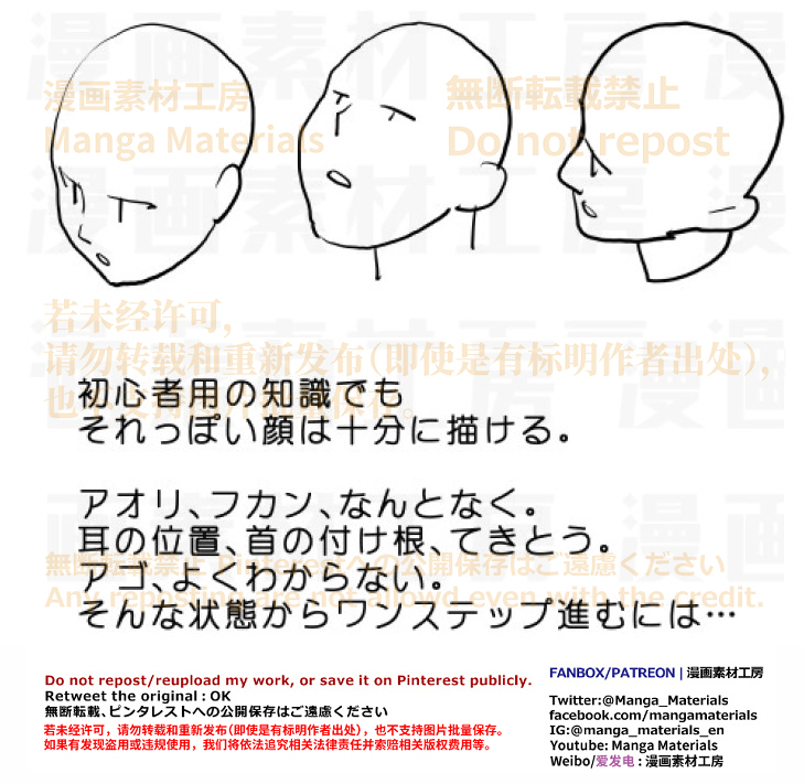 個人メモ：頭部の構造分析