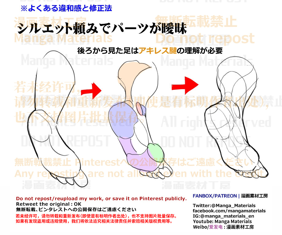 個人メモ：足裏のよくある違和感