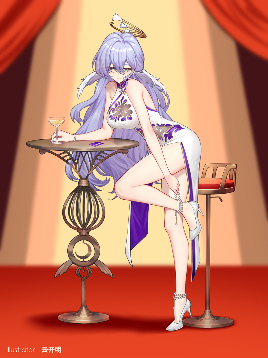 知更鸟旗袍