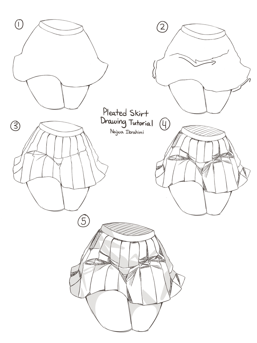 Pleated Skirt References Part 2