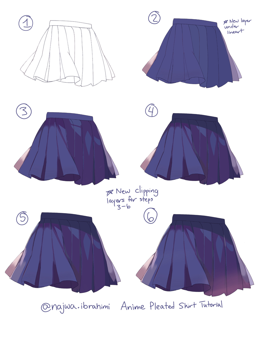 Pleated Skirt References Part 2