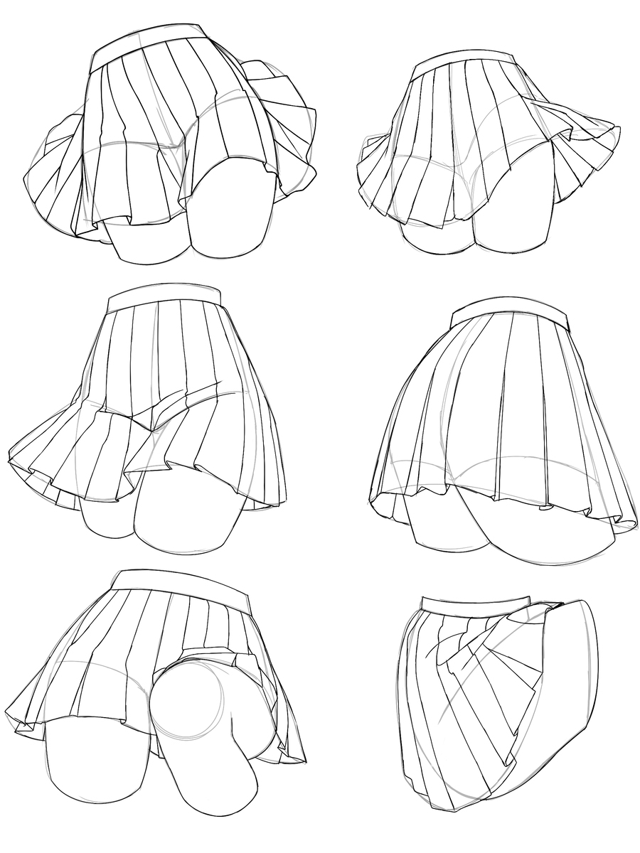 Pleated Skirt References Part 2