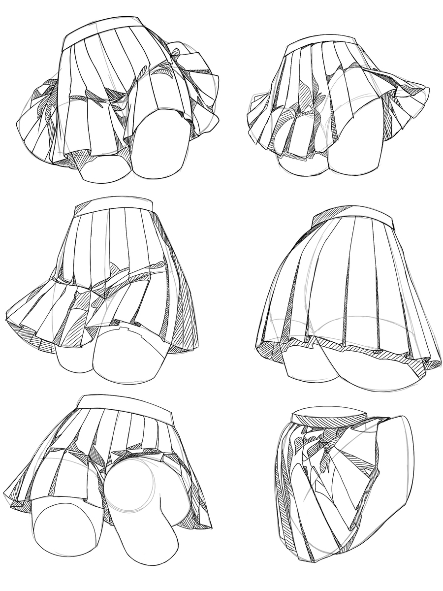 Pleated Skirt References Part 2