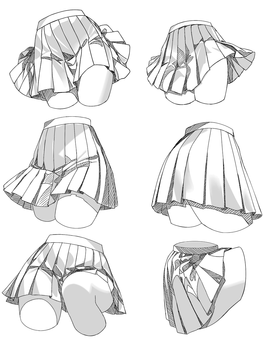 Pleated Skirt References Part 2