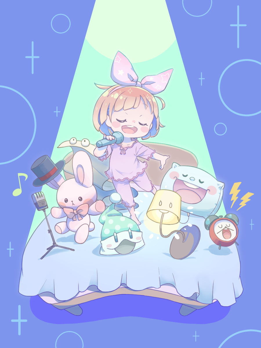 悠闲的插图 &ldquo;寝具”