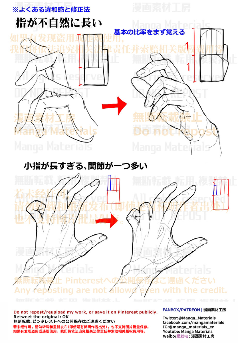 個人メモ：手指の関節