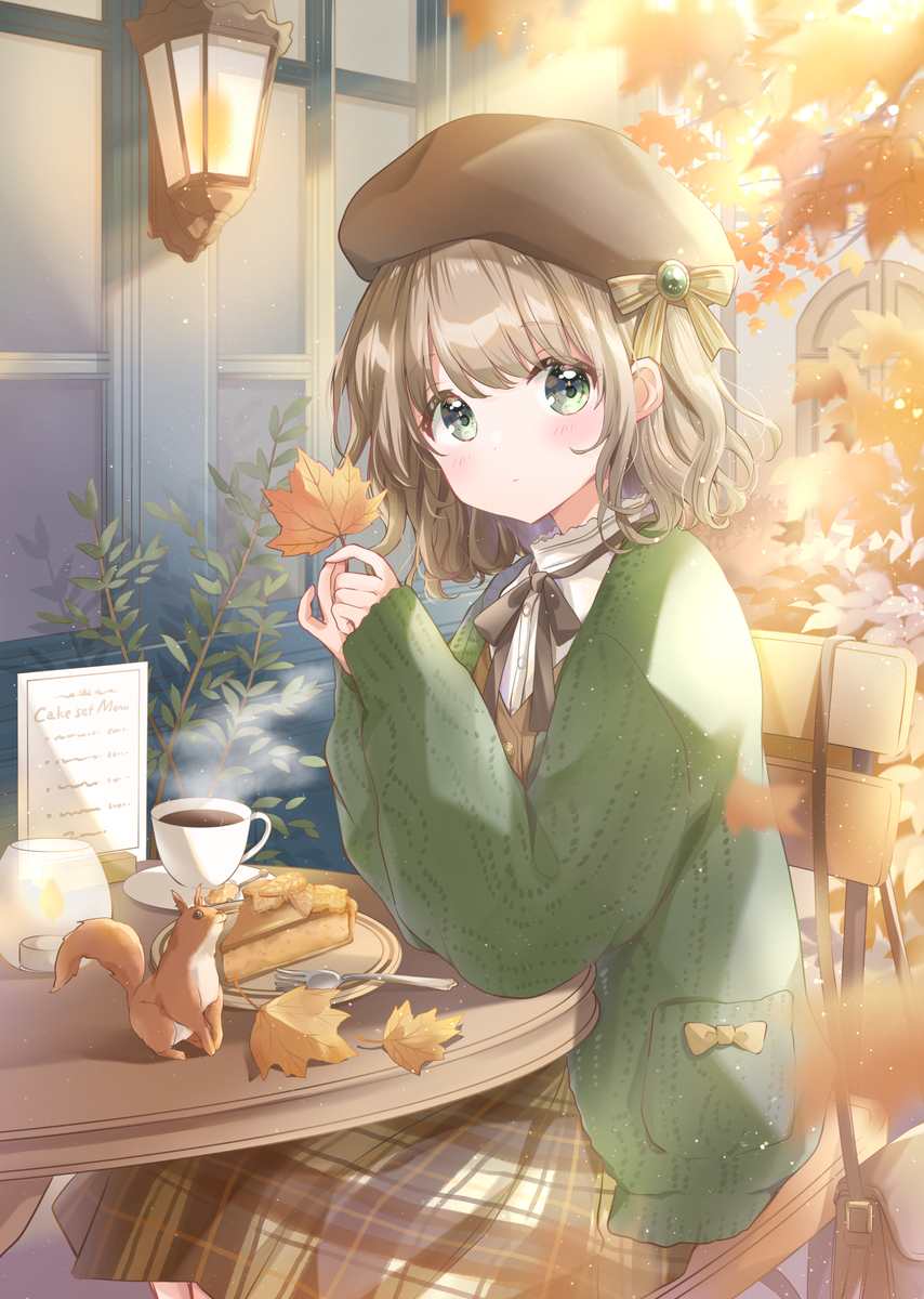 Autumn cafe