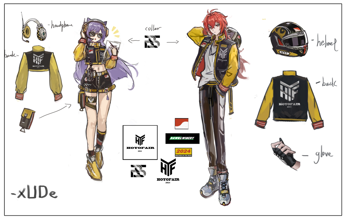Hoyofair countdown illustration
