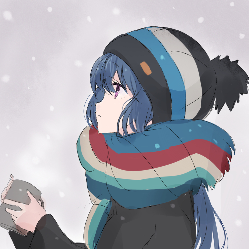 露营场下雪