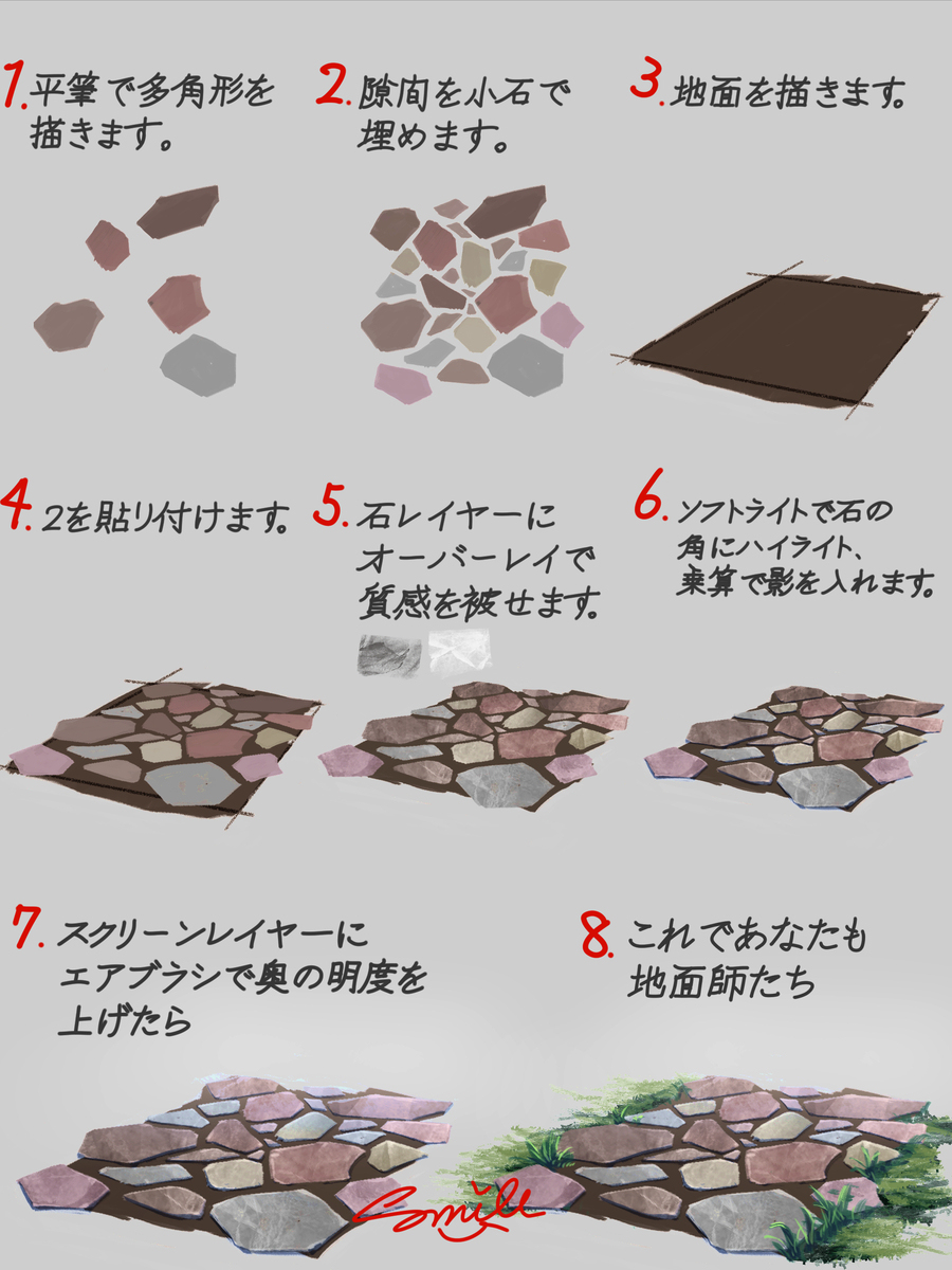 石阶 (洋) 的画法爆速解说!