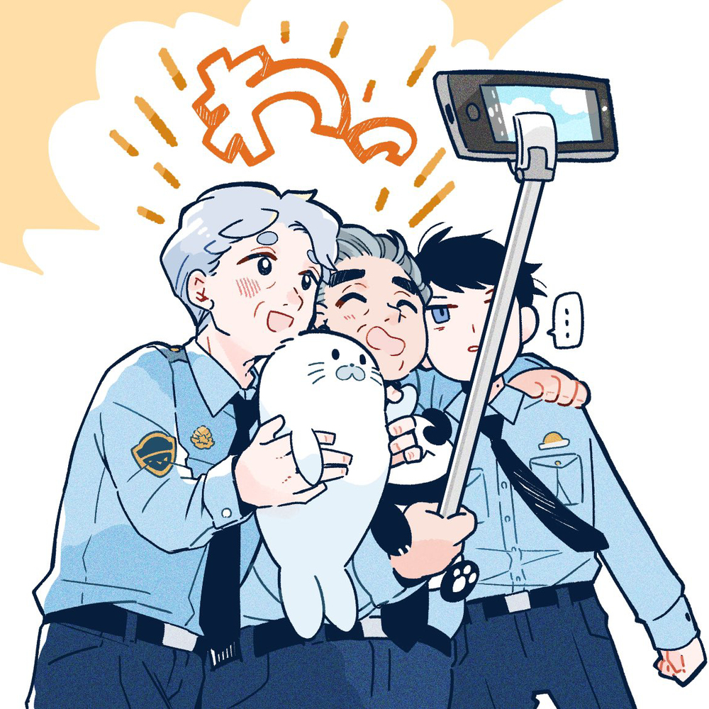 喜欢熊猫的署长。