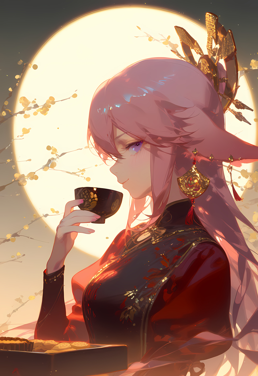 Happy Mid Autumn Fes!中秋快乐!(原神)