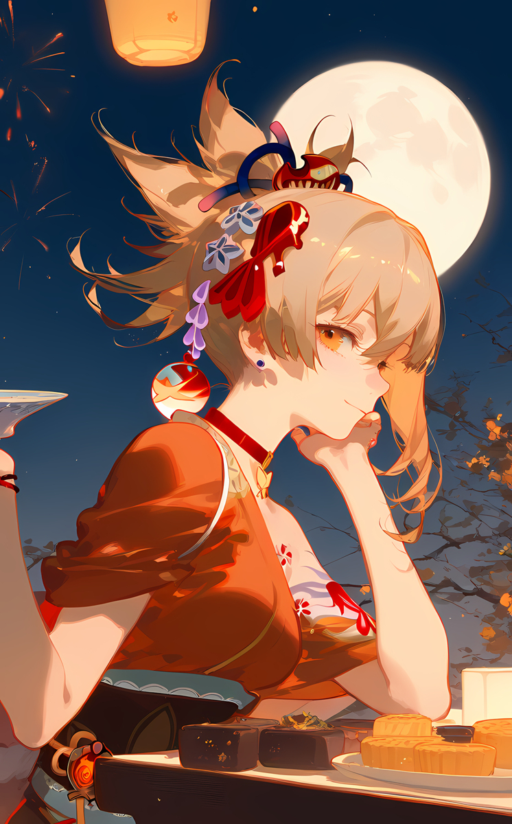 Happy Mid Autumn Fes!中秋快乐!(原神)