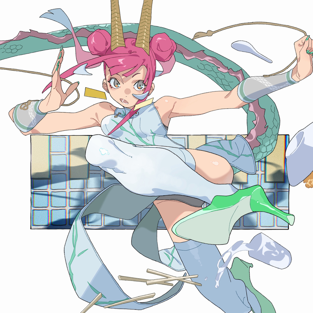 竹柄中华服2