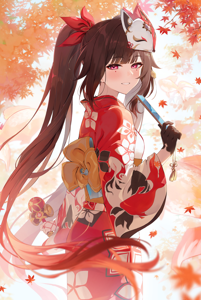 浴衣烟花