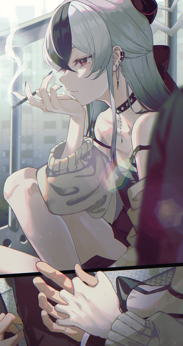 Burning away time with you🚬