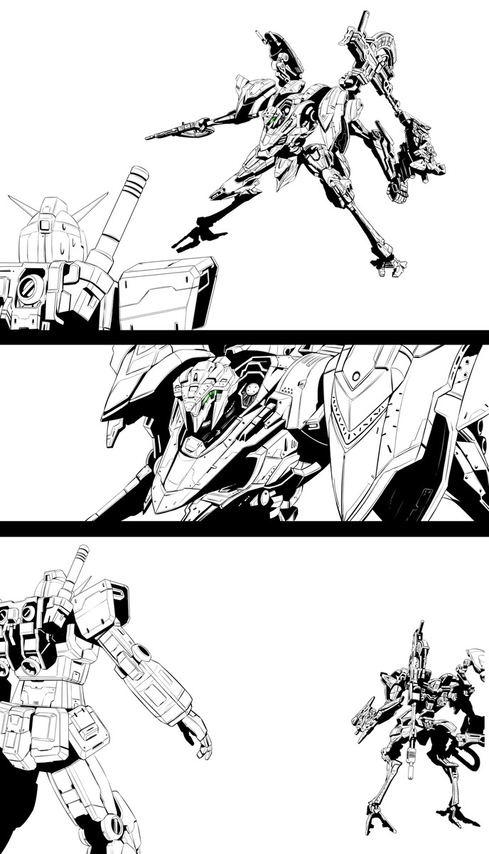搞笑漫画线条画