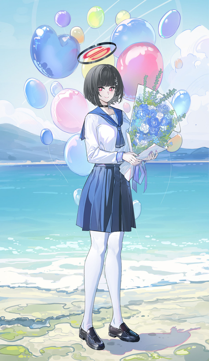 花与气球