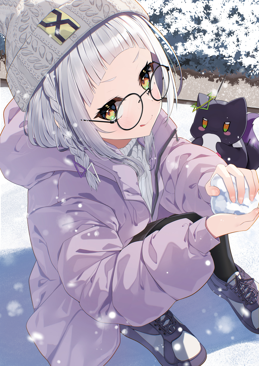 和锡安在下雪天出去