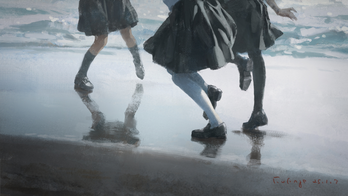 海边的三人组
