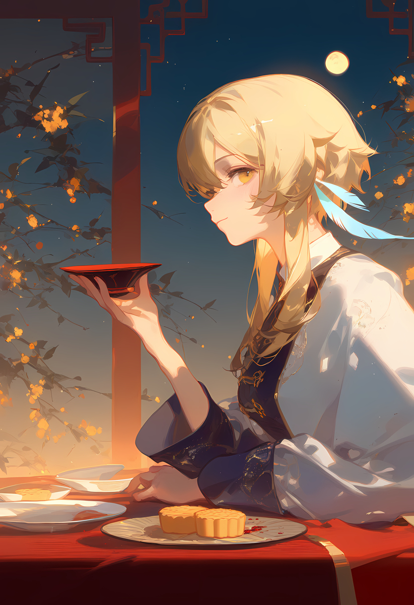 Happy Mid Autumn Fes!中秋快乐!(原神)