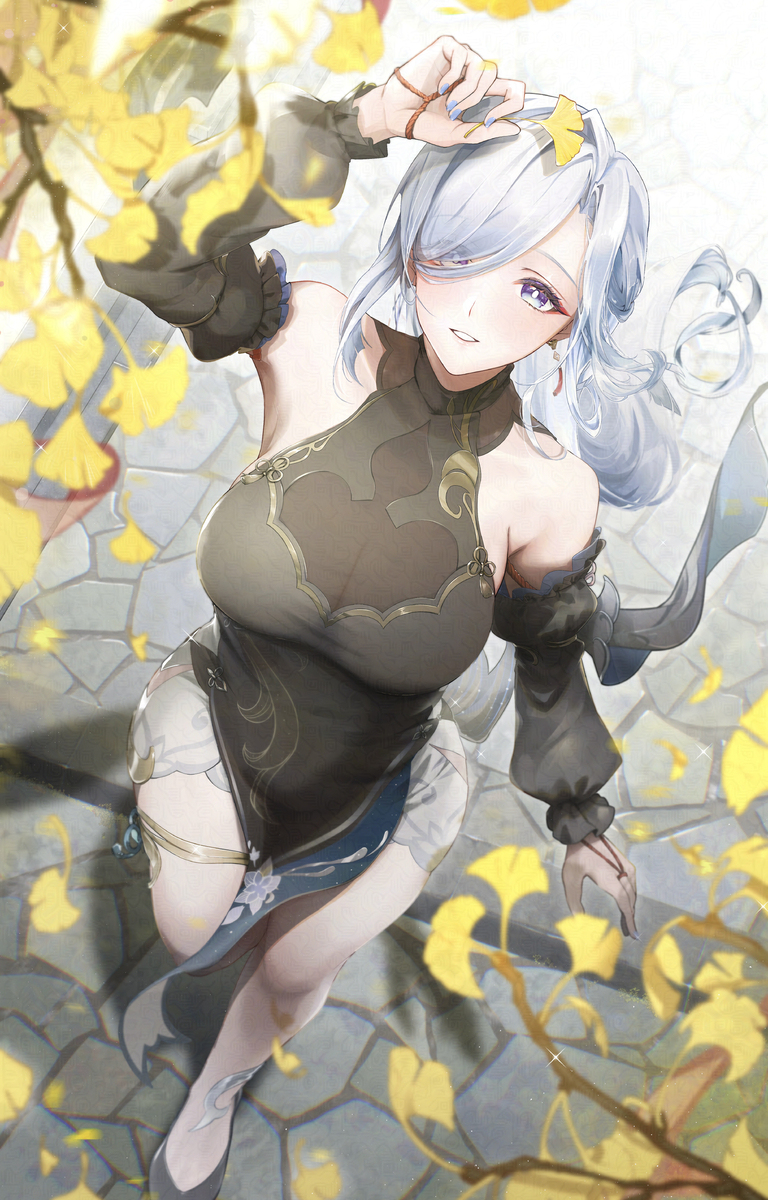银杏和申鹤