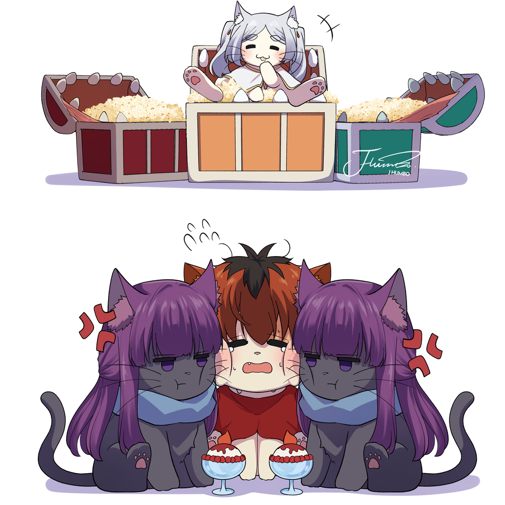 🍿🐱🍿🐱🐱🐱