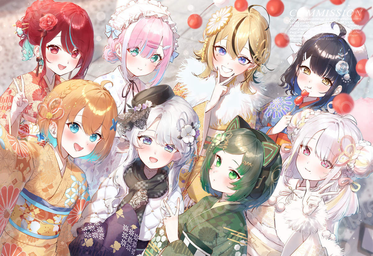 MixstGirls新年插画🎍