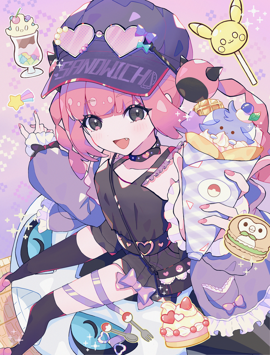【动画口袋】吃限定甜点的珊瑚酱🧁💜💗