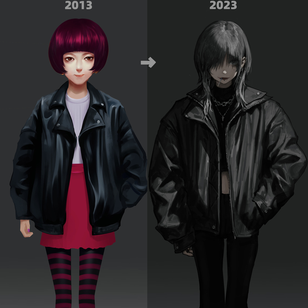 2013 → 2023🖤