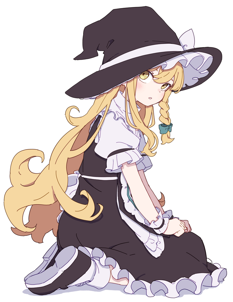 坐的魔理沙
