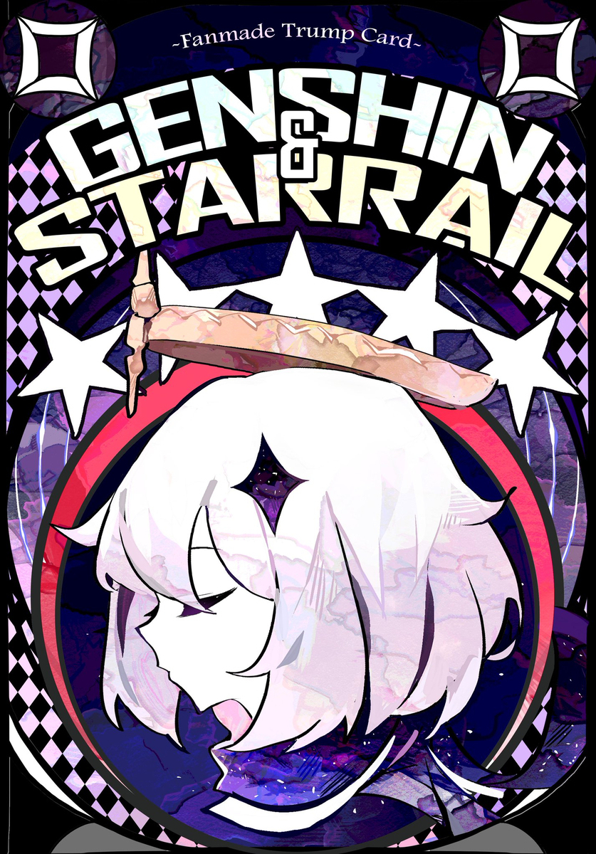 Genshin × HSR Fanmade Poker Card
