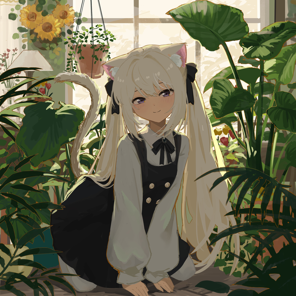 白鹳和植物