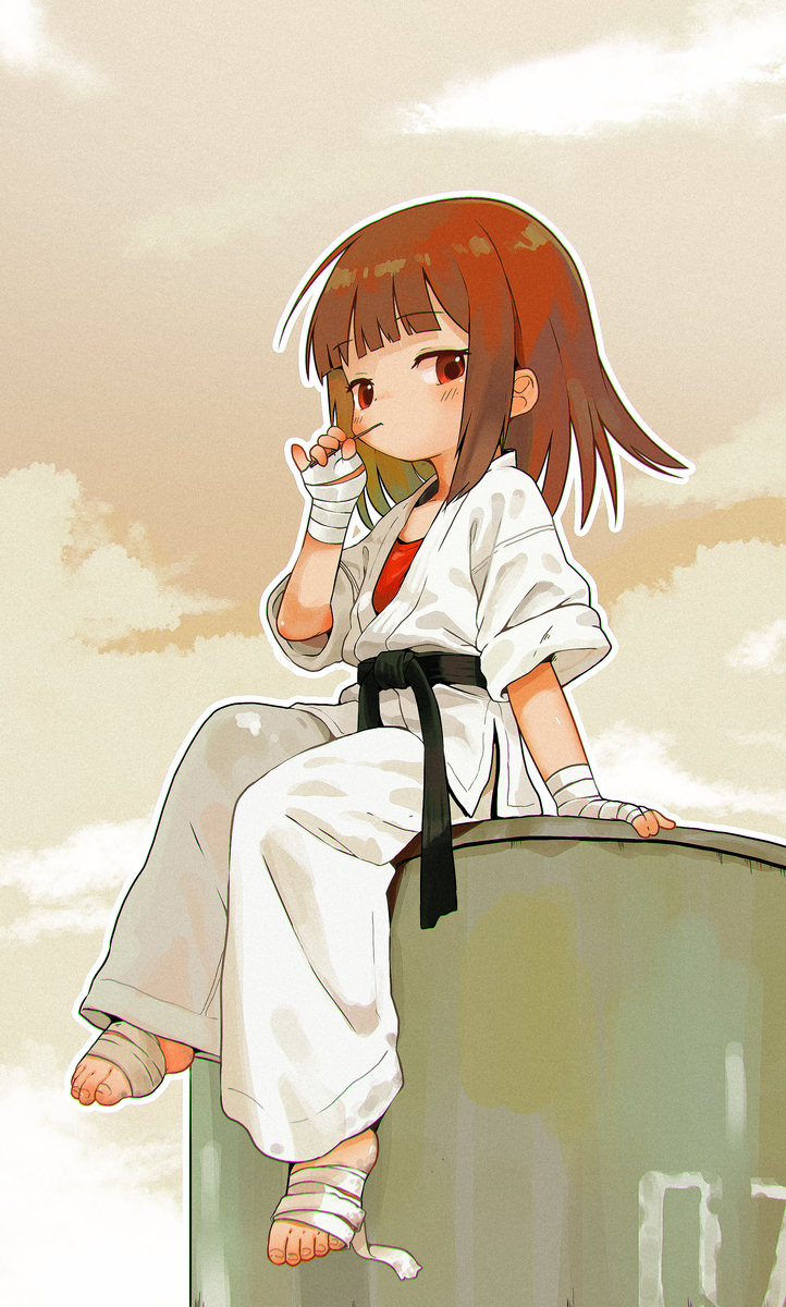 空手道女孩