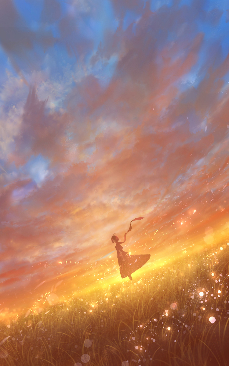 的天空
