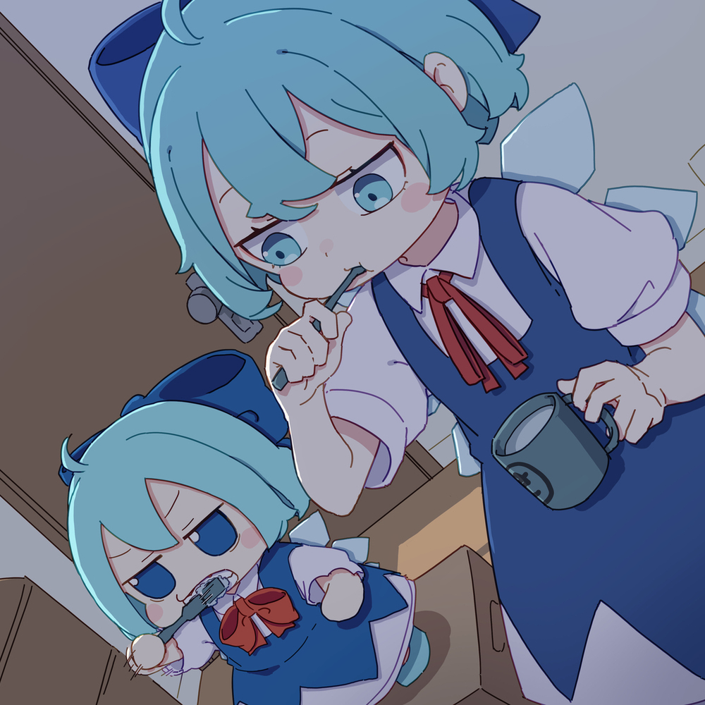 刷牙