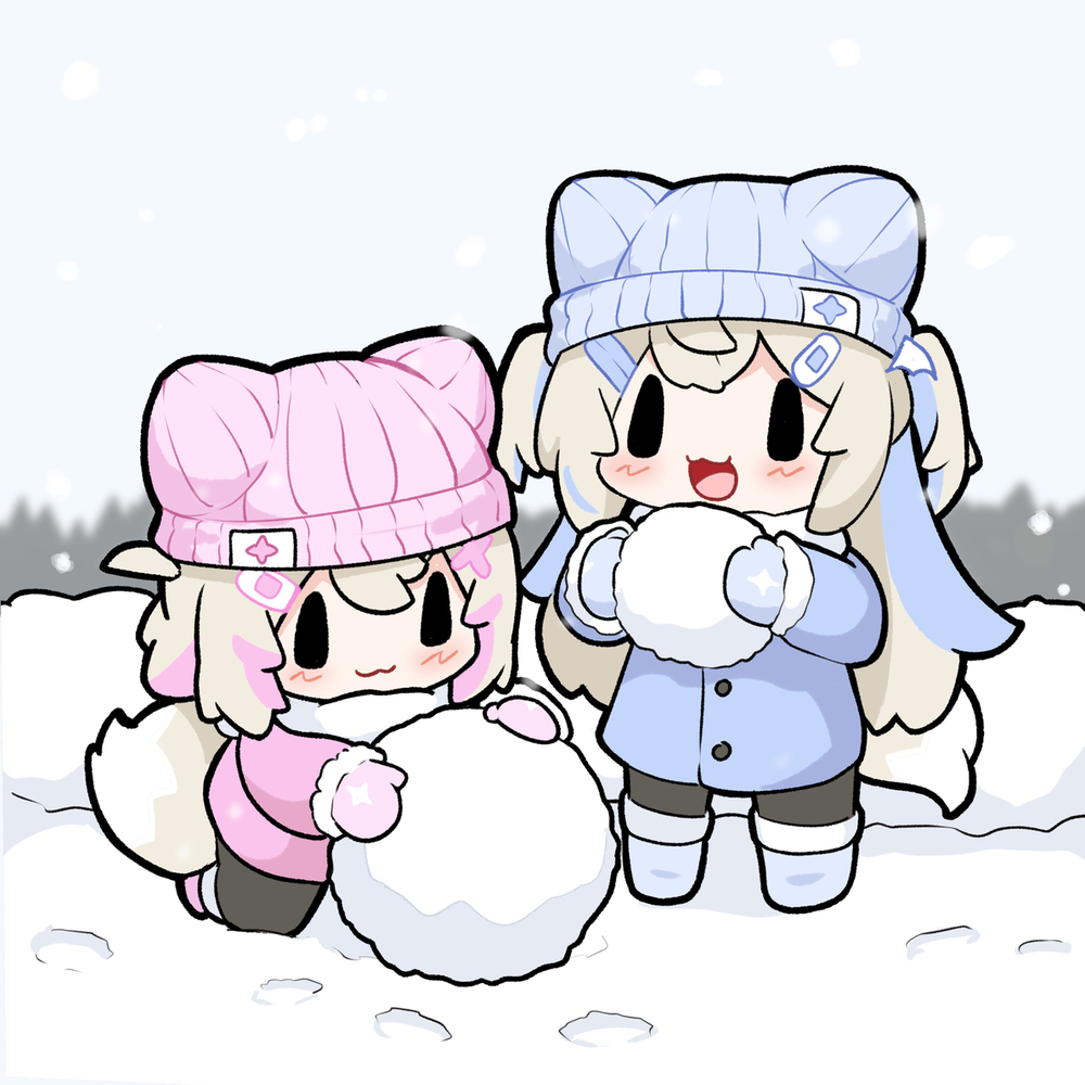 Building snowman!