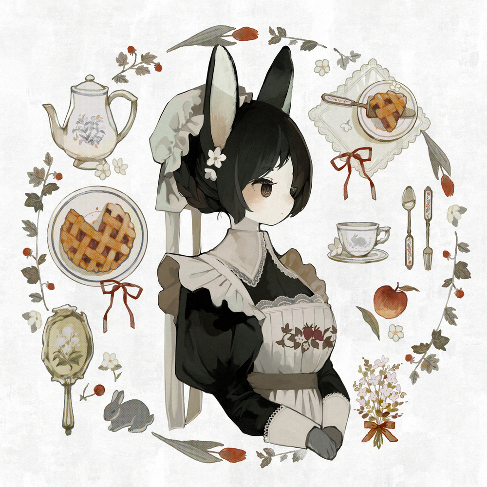 黑兔女仆