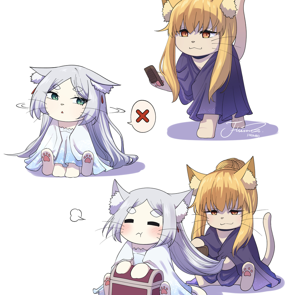 梳头