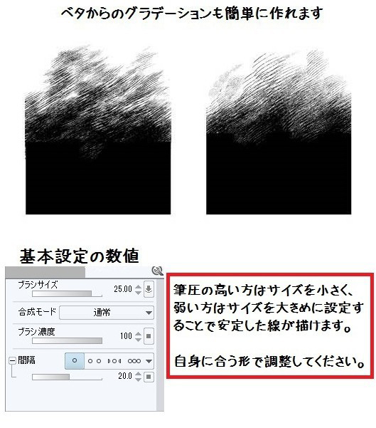 手绘风斜线刷2种套装