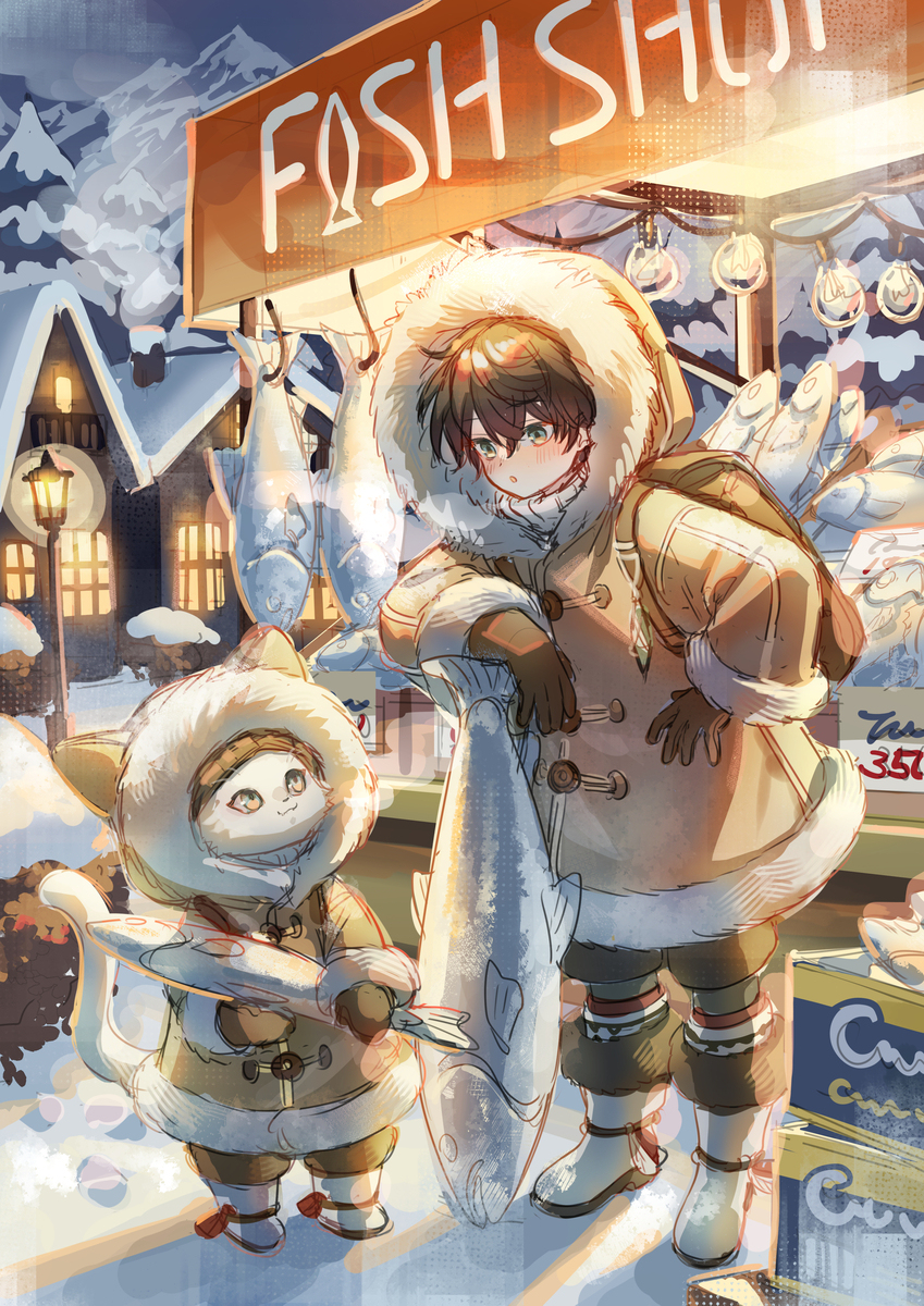 雪国的鱼店