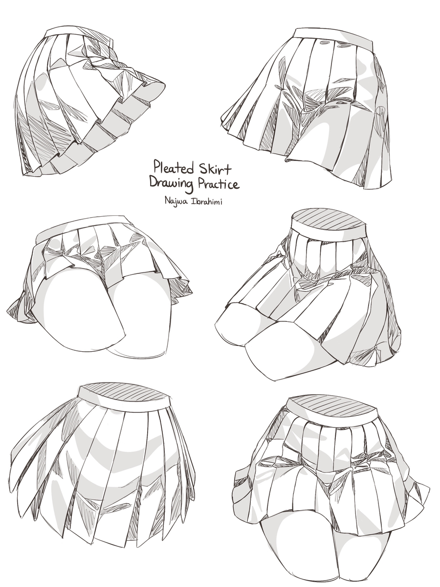 Pleated Dress Skirt Tutorials