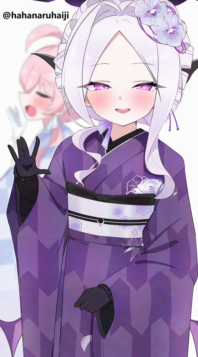 振袖ヒナちゃんの絵