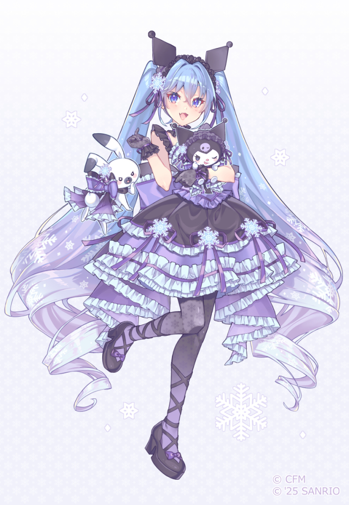 雪ミク×クロミ