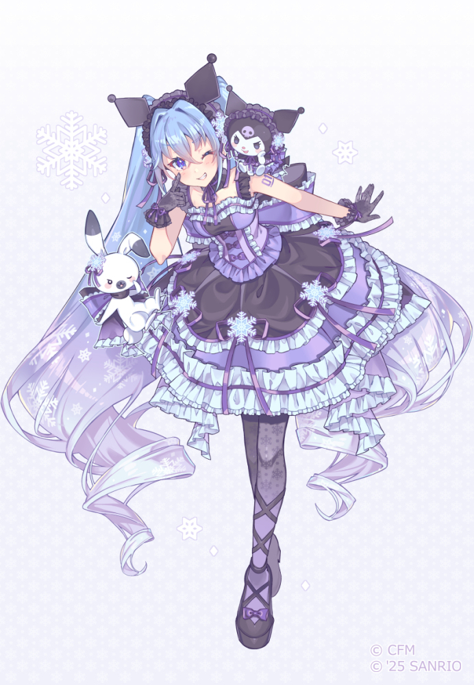 雪ミク×クロミ