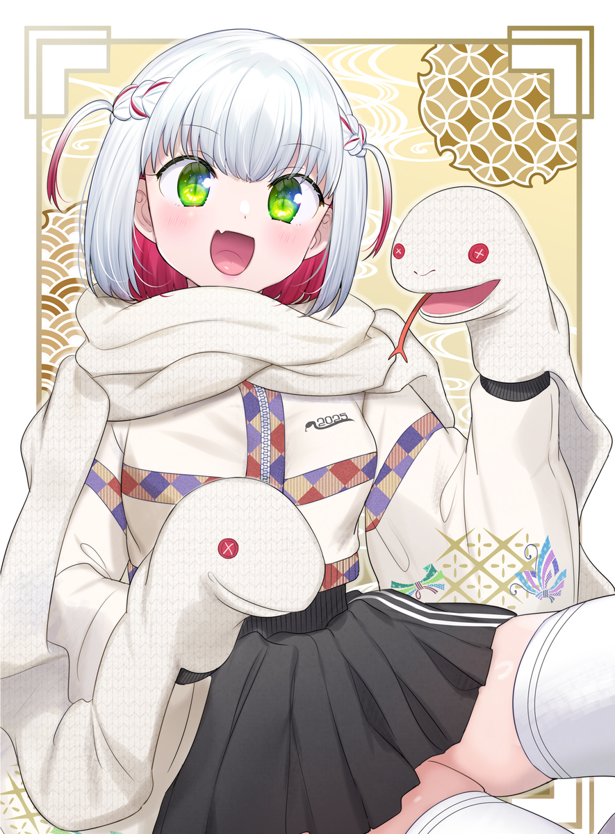 スネークパペットマフラーちゃん🐍