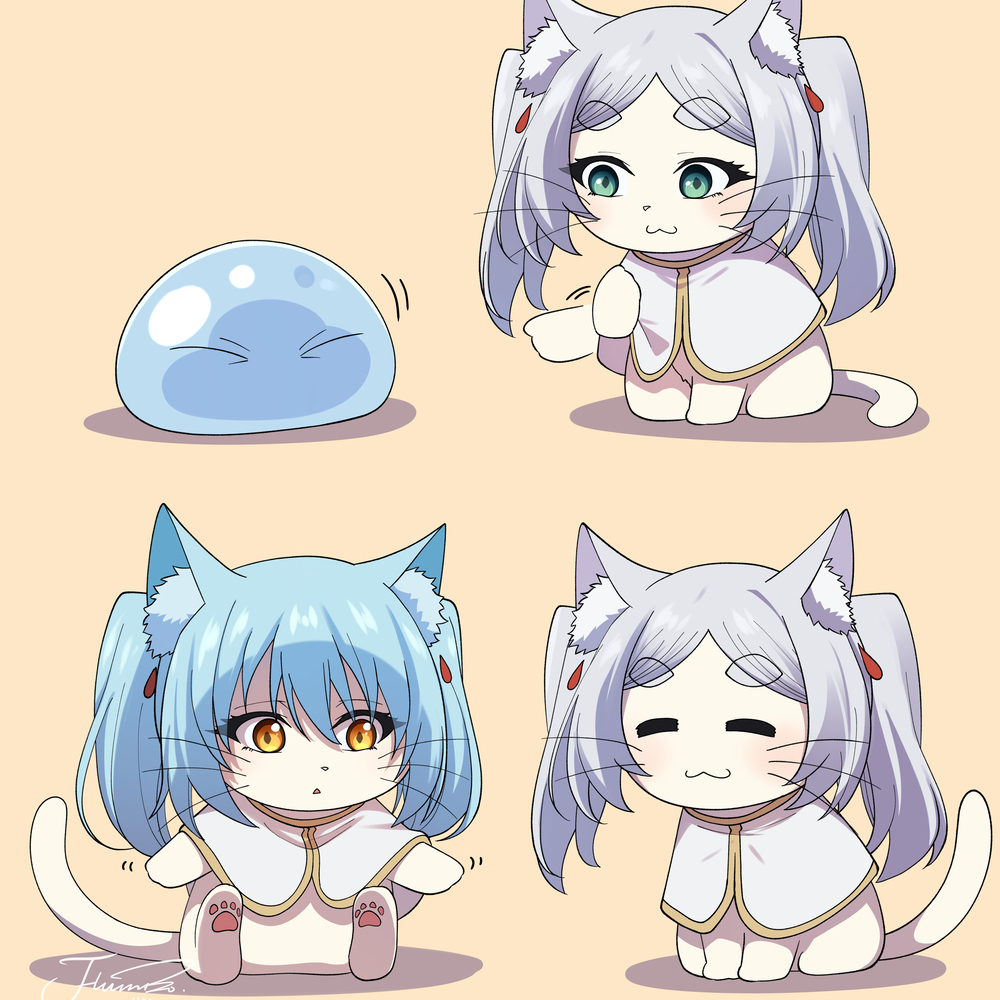 🔵🐱