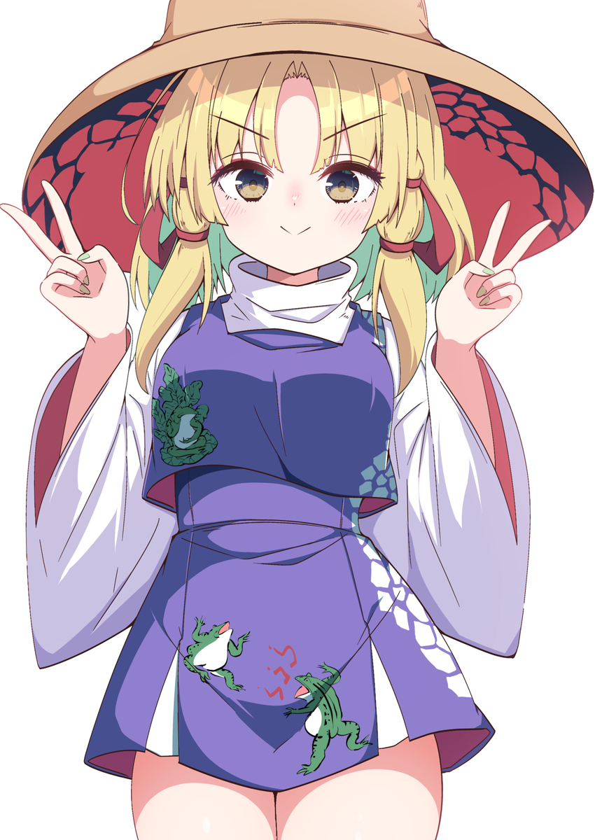 ドヤ顔ダブルピース諏訪子ちゃん