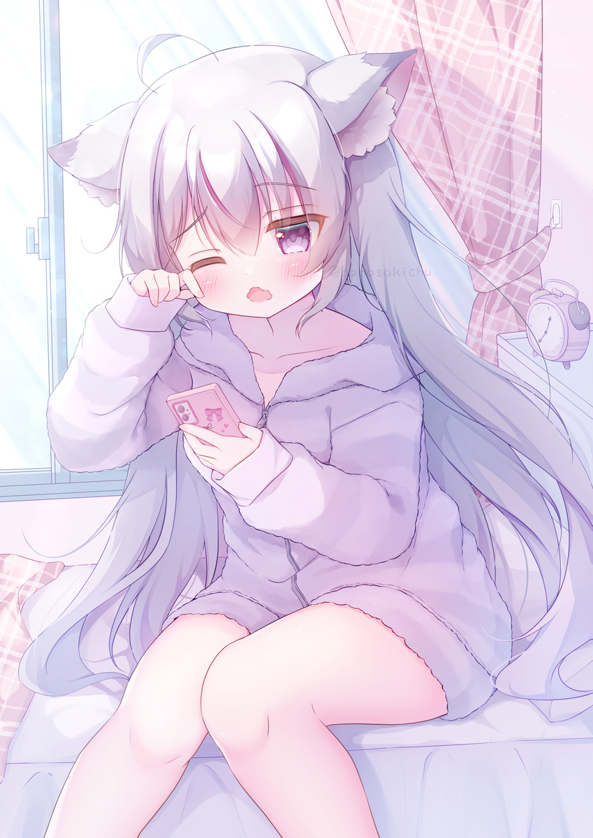 「ふぁぁ…まだ眠いよぉ…」